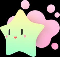 Charm brand image: the Wish mascot, a little star