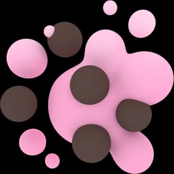 Brief image: The Bubbles mascot, tapioca pearls