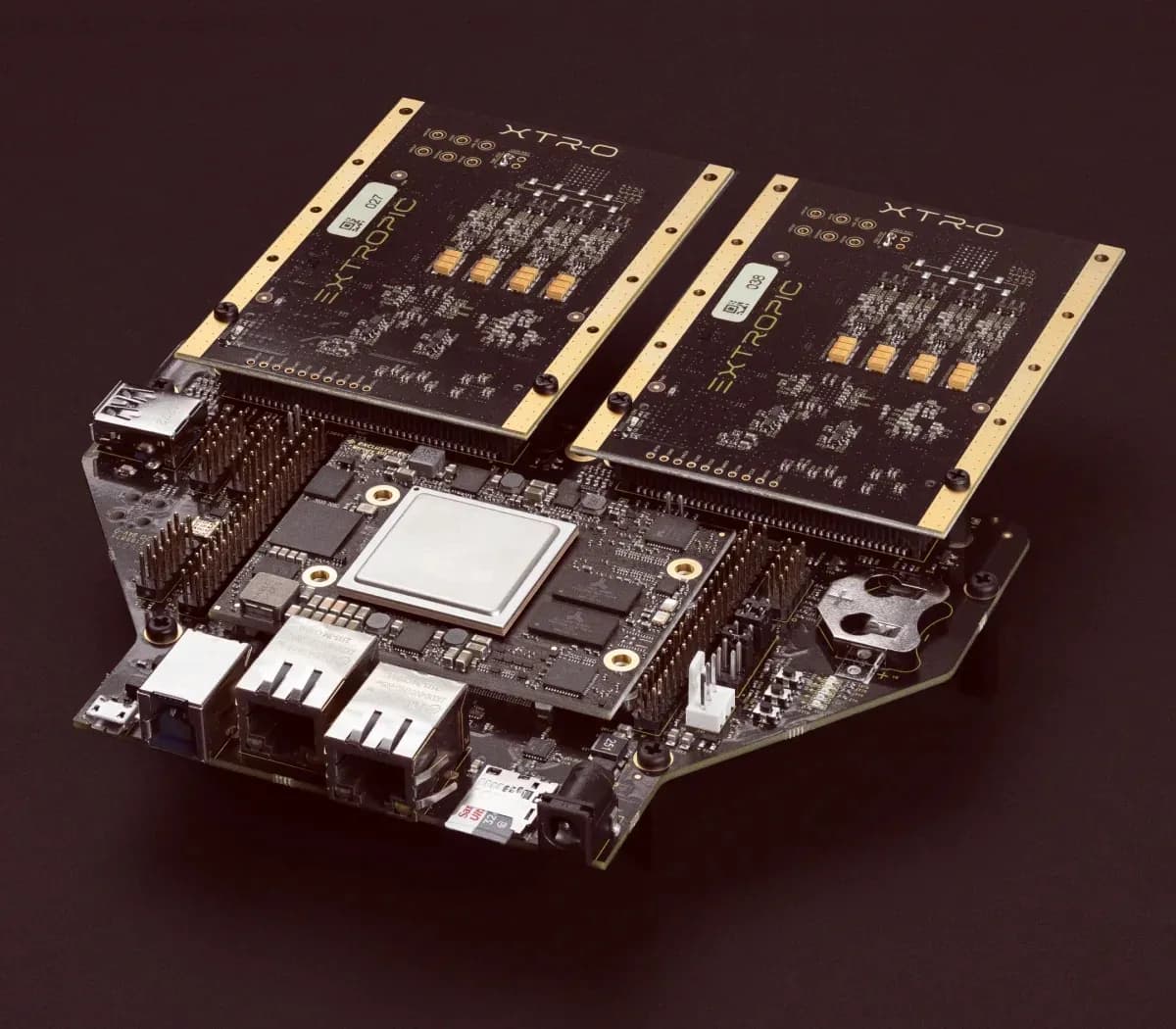 Extropic brand image: The XTR-0 platform