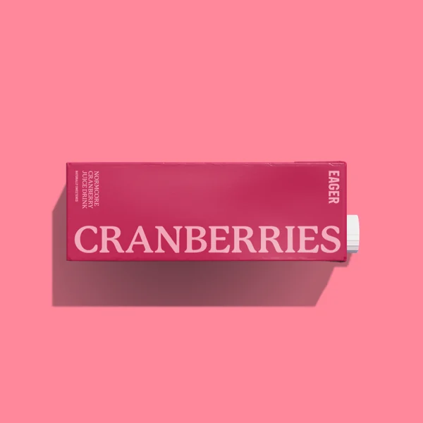 Cranberries carton studio reference; packaging only, not a Blackcurrant image