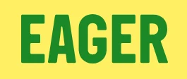 Logo crop from the Review of the finished Eager landing page