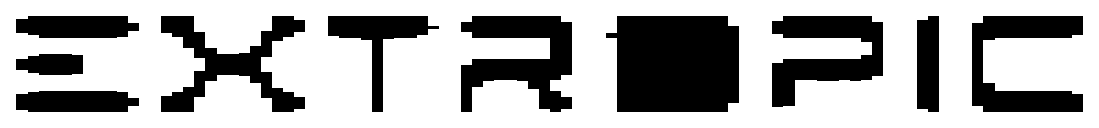 The mark extracted from the artwork, reduced to its black shape and lined up with the brand logo.