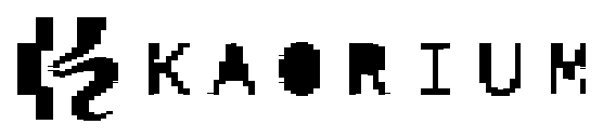 The mark extracted from the artwork, reduced to its black shape and lined up with the brand logo.